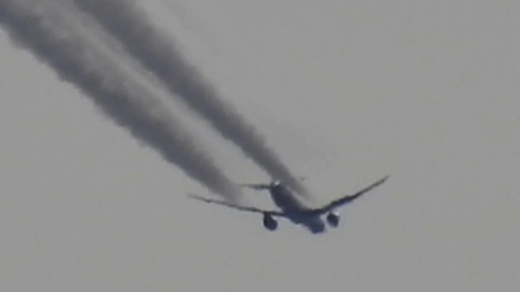 Must Watch!Black Chemicals Being Dumped By Swiss LX40! Geoengineering Programs Going Full Bore
