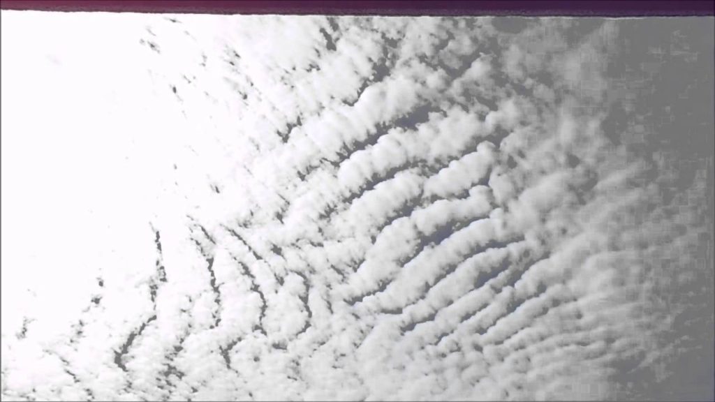 新手のケムトレイル　電磁雲　オレンジビーム　衝撃映像　Electromagnetic wave clouds