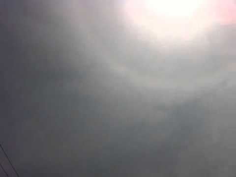 2012/6/4 11:28ケムトレイルにアーク日暈