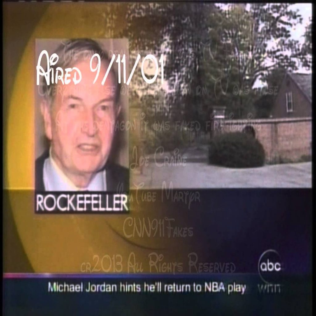 David Rockefeller makes the 9/11/01 news