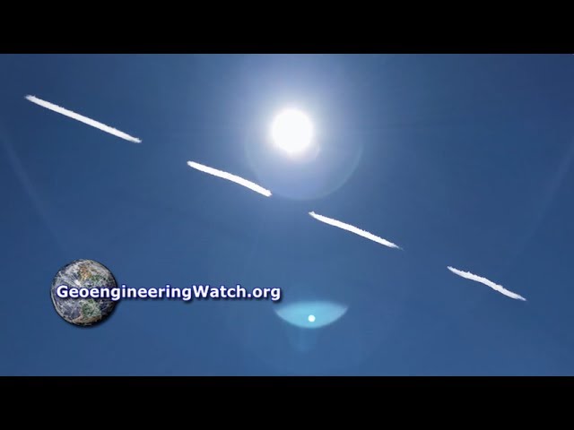 Blatant And Inarguable Geoengineering Jet Spraying Captured On Film ( GeoengineeringWatch.org )