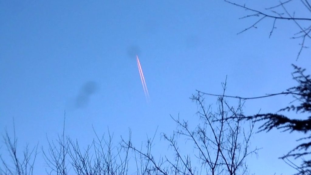 pink chemtrails?