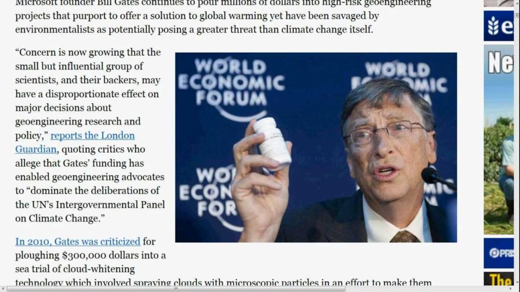Bill Gates Pours Millions Into Geoengineering
