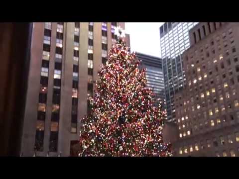 世界一有名なクリスマスツリー【 ニューヨーク/ロックフェラーセンター]