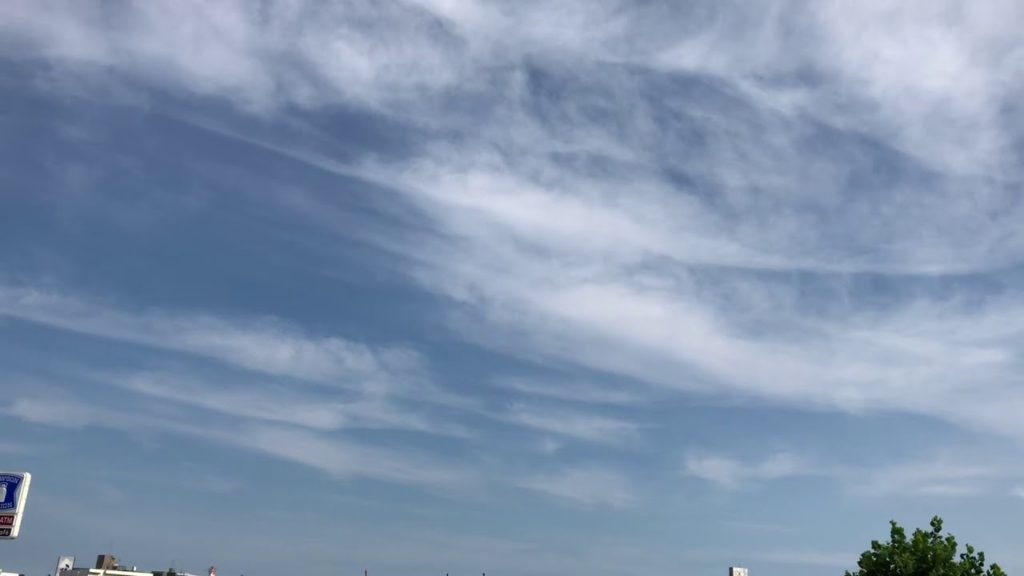 ケムトレイル 横浜上空