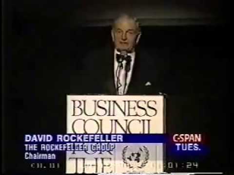 David Rockefeller on Population Control