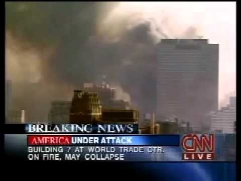 WTC第7ビル崩壊を予告するCNNニュース　9/11同時多発テロ #wtc7