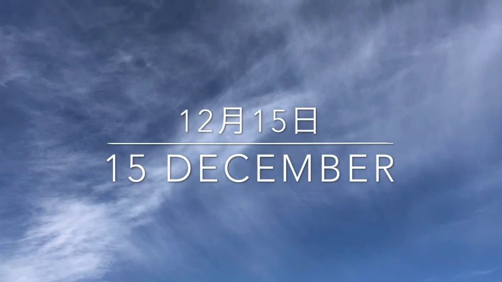12月15日の空    15日は、たくさんのケムトレイル機が飛びました。撮影は本の一部です。