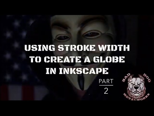 Q-Anon Trace (Part 2 of Using Stroke Width To Create A Globe In Inkscape)