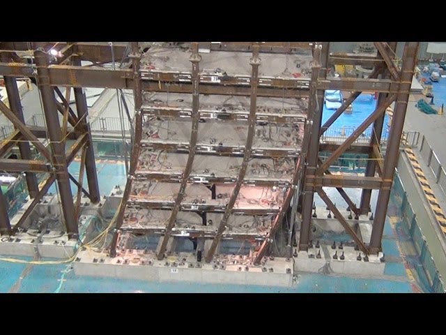 超高層ビル、南海トラフ地震の3.8倍で倒壊　初の実験