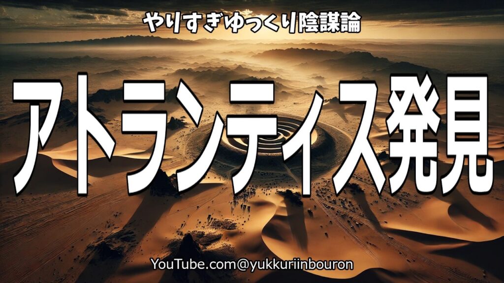 アトランティスの伝説は本当だった？リシャット構造が明かす驚愕の真実！