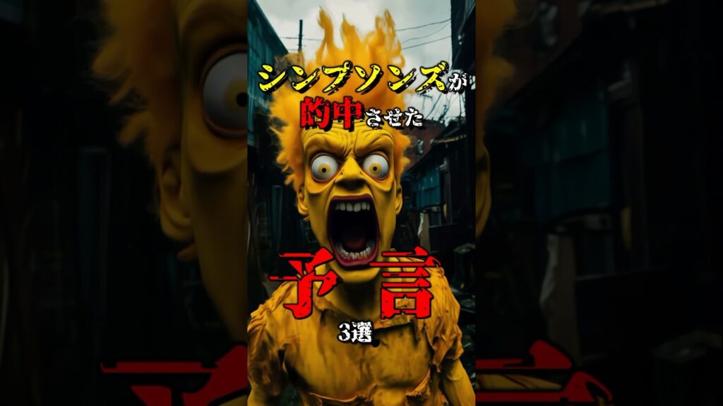 シンプソンズが的中させた予言3選 #都市伝説 #雑学 #怖い話 #shorts