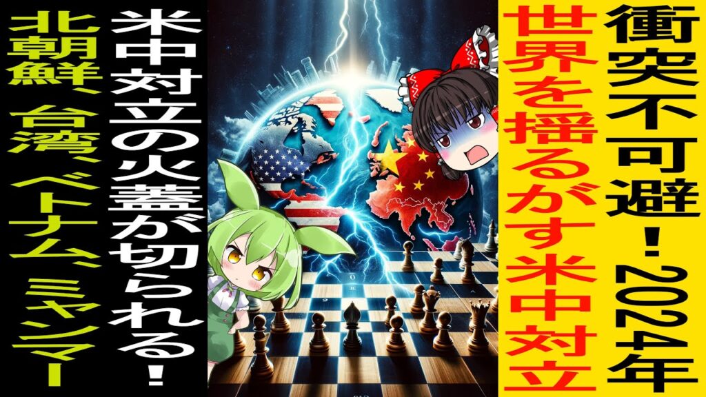 衝突不可避！2024年、世界を揺るがす米中対立の最前線地域