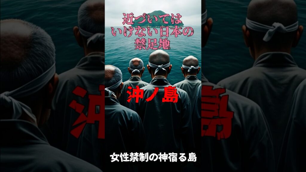 【陰謀論・都市伝説・噂#94】近づいてはいけない日本の禁足地『沖ノ島』#Shorts