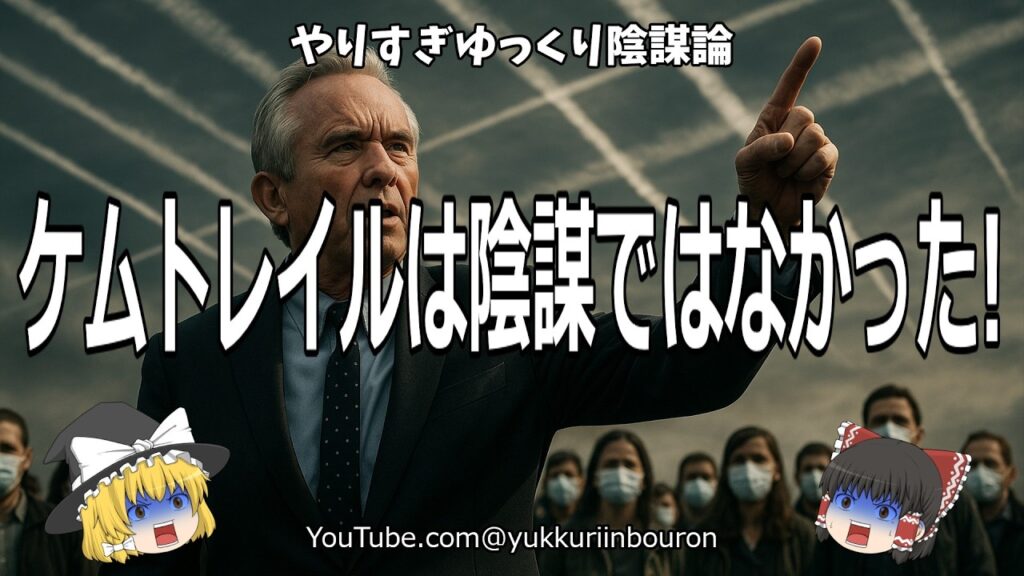 【暴露】ケムトレイルは陰謀ではなかった！RFKジュニアが語る空からの毒殺計画の全貌