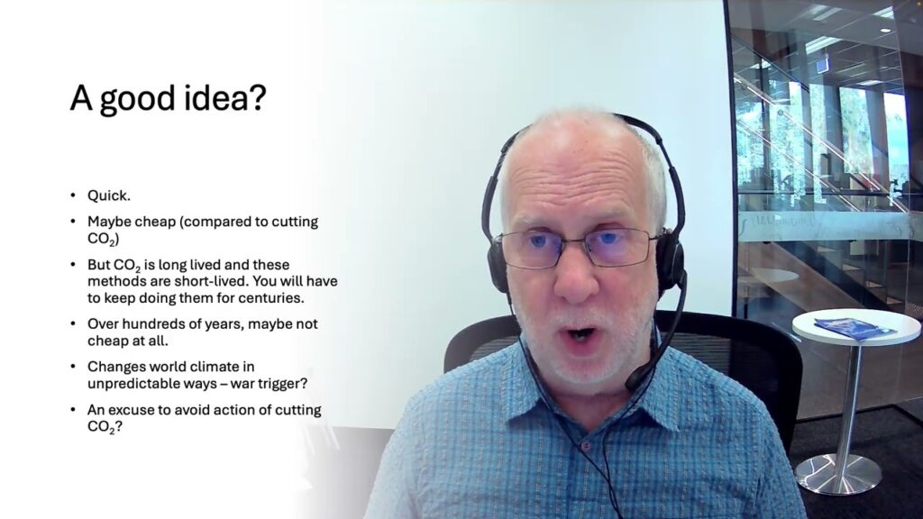 Climate Geoengineering Conclusions