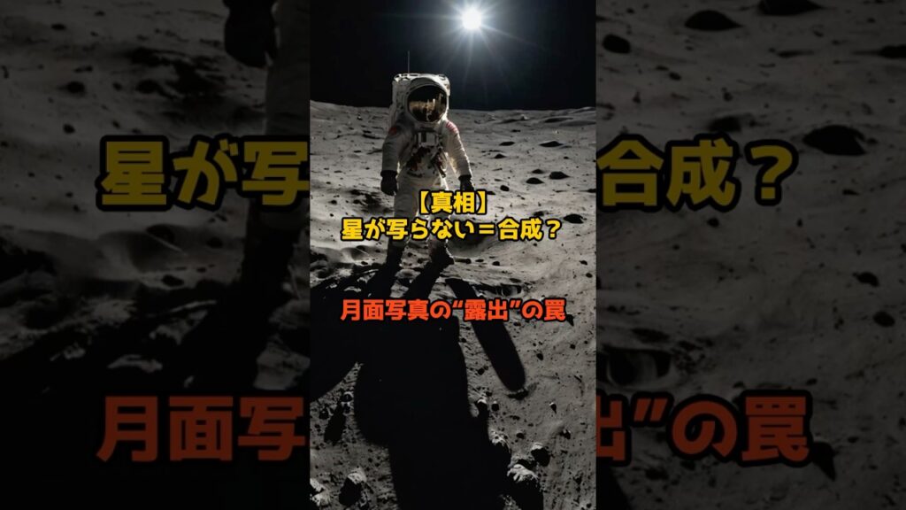 【真相】星が写らない＝合成？月面写真の“露出”の罠