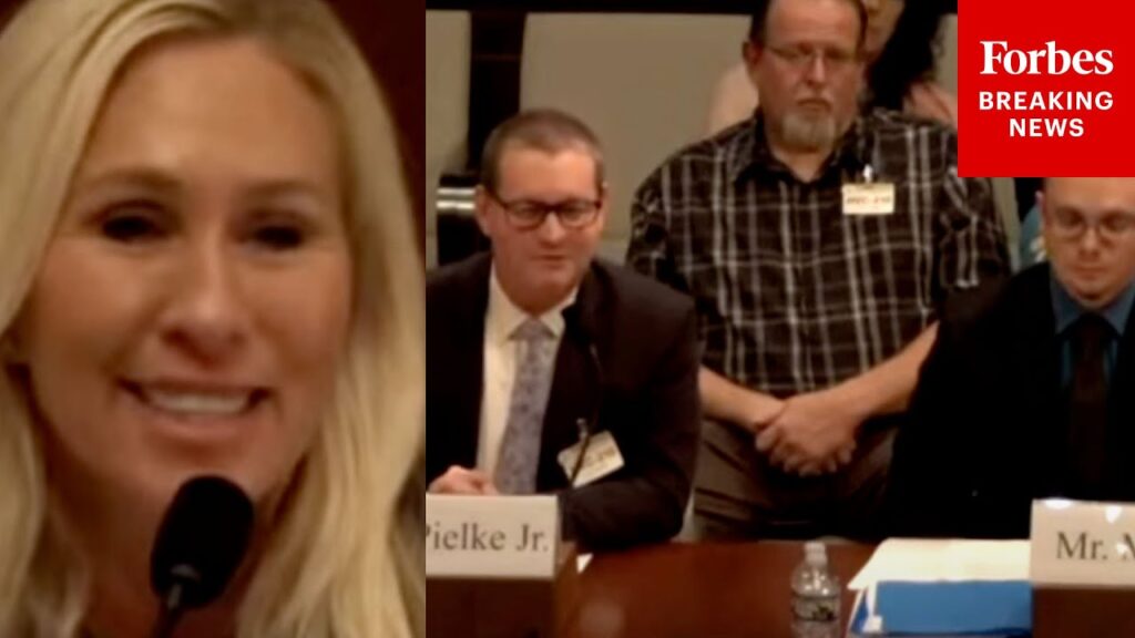 Marjorie Taylor Greene To Panel: Do People Have A God-Given Right To A Clean Environment?