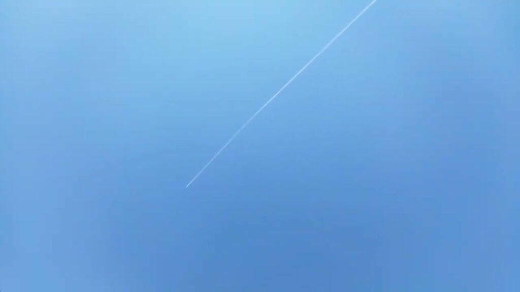 ケムトレイルの現行犯