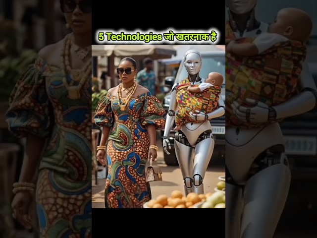 भविष्य में विश्व के पांच खतरनाक तकनीक ✨ #shorts #technology #dangerous #geoengineering #killerdrone