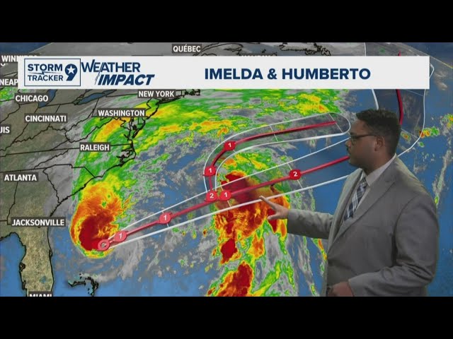 Tracking Tropical Storm Imelda & Hurricane Humberto | Tropical Weather Update