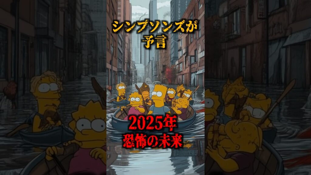 シンプソンズが予言した2025年の未来がヤバすぎる#都市伝説#ミステリー #予言