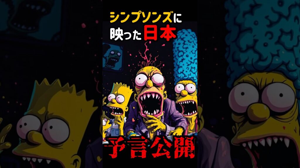 NASA警告！2025年シンプソンズに映った日本に訪れる脅威と万博の末路とは？！#予言 #都市伝説#simpsons
