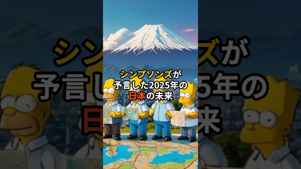 シンプソンズが予言した2025年の日本の未来3選 #shorts #都市伝説 #予言 #シンプソンズ