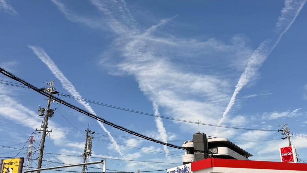 今日のケムトレイル（2024年7月26日）