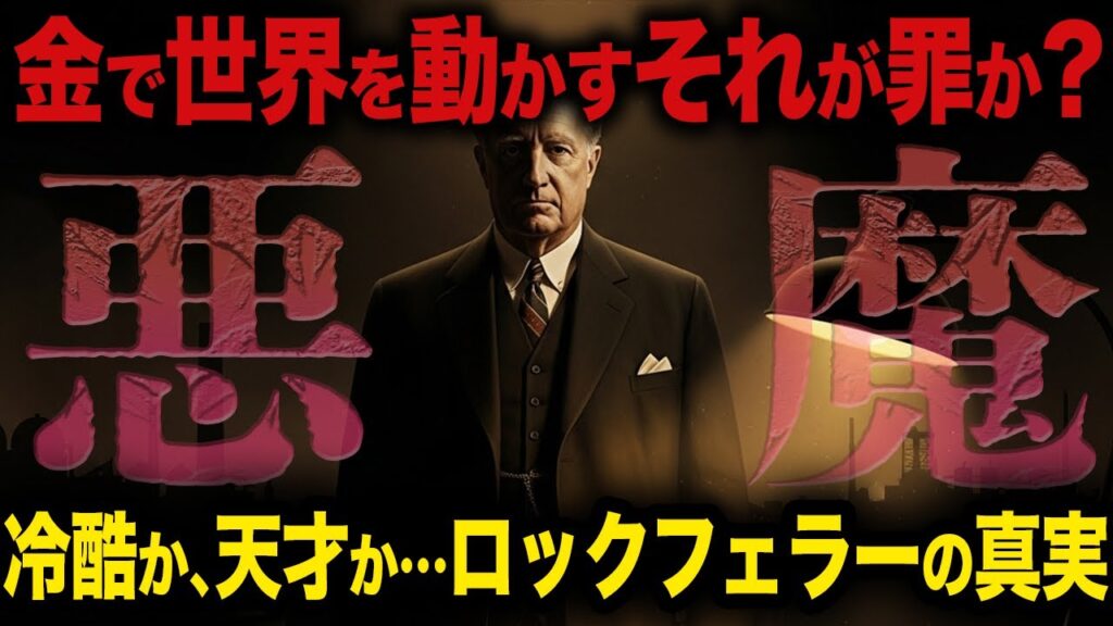 世界を操る天才ジョンDロックフェラーは悪魔だった