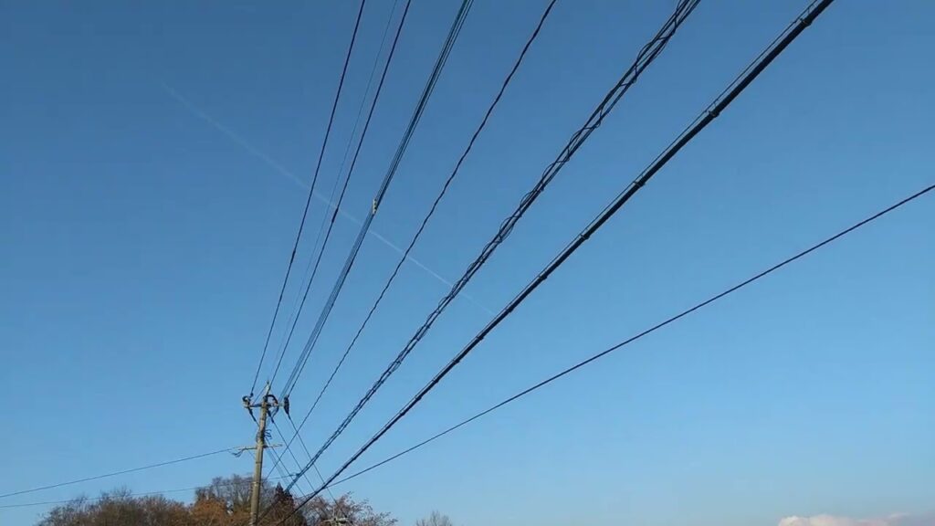 ケムトレイル散布状況　2026年2月15日夕暮れの東の空