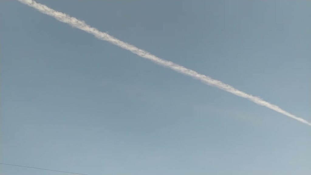 ケムトレイル散布　2026年2月24日7時20分　001