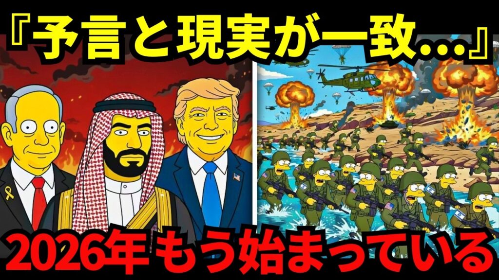 【緊急】2026年、”シンプソンズ”が予言した次の未来…日本はもう飲み込まれ始めている