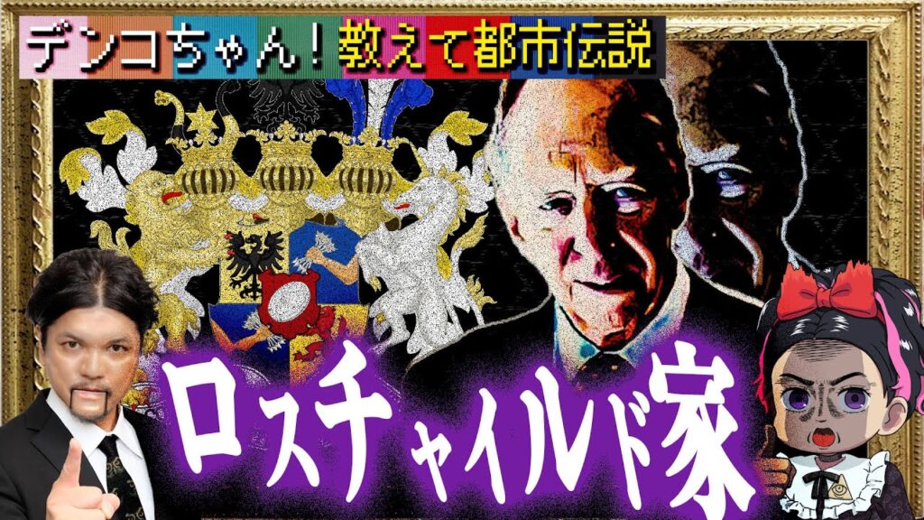 Mr.都市伝説 関暁夫から皆さんへ【ロスチャイルド家の話】教えて！デンコちゃん