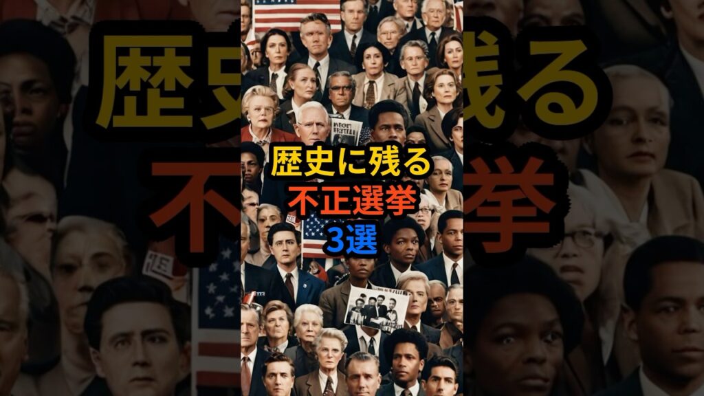 歴史に残る不正選挙3選