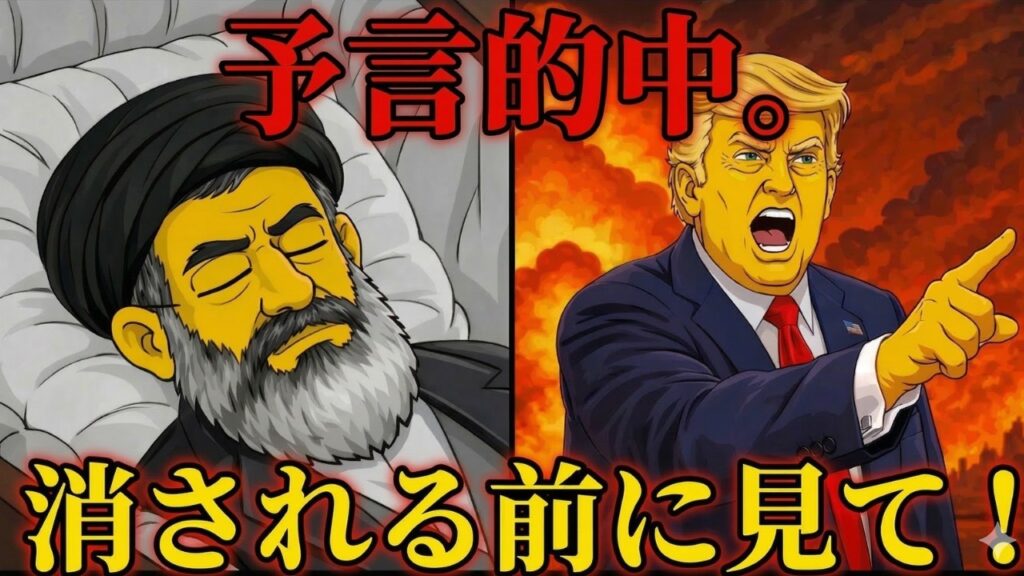 【衝撃】シンプソンズが予言？イラン攻撃と一致した不気味な未来