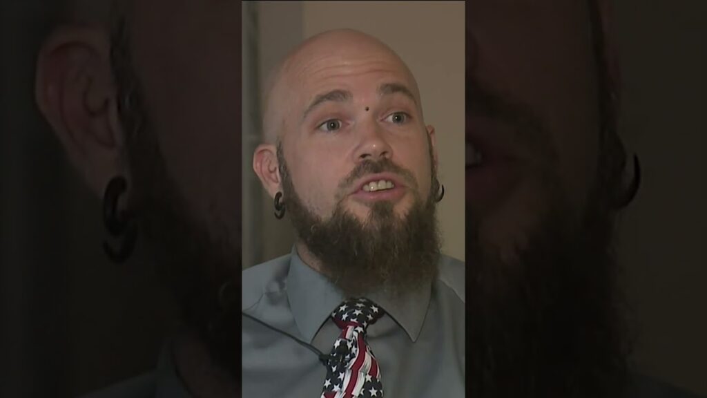 Q Anon Shaman reacts to Trump indictment #shorts