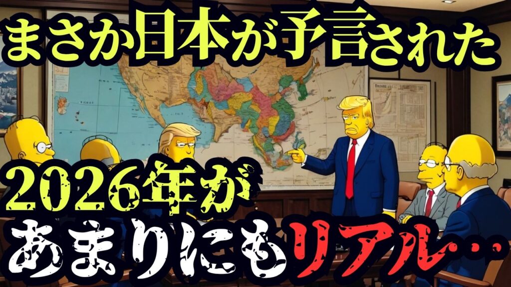 【完全一致】シンプソンズが示した“日本の正体”とは？その意味がヤバすぎた…【都市伝説 予言 ミステリー】