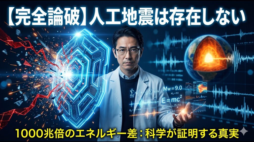 【完全論破】人工地震は存在しない｜東日本大震災を科学で検証