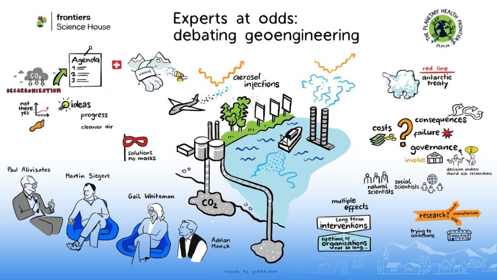 Frontiers Science House | Experts at odds: debating geoengineering