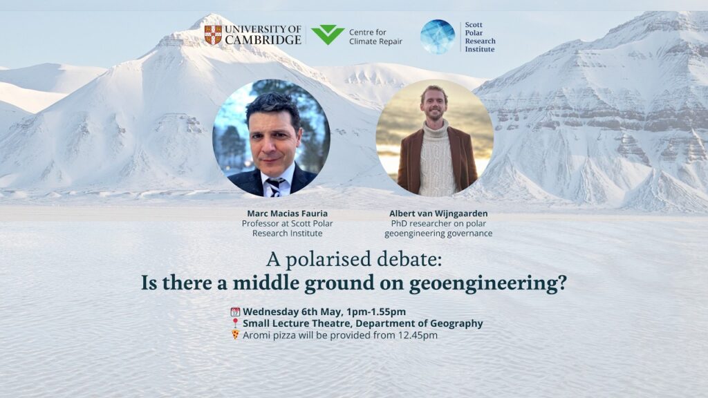 A Polarised Debate: Is There a Middle Ground on Geoengineering?