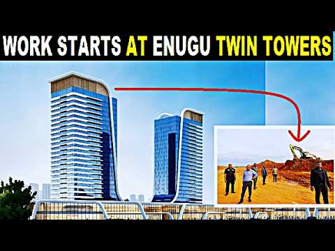 WOW! Construction Officially Begins on the Enugu Smart City Twin Towers. New Skyline for South East!