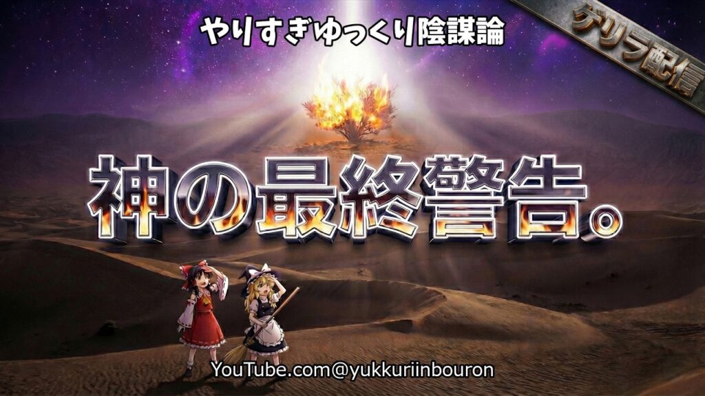 【究極の目覚め】※手遅れになる前に見てください。シナイ山で刻まれた「神の取扱説明書」が示す現代人の末路【ゆっくり解説】