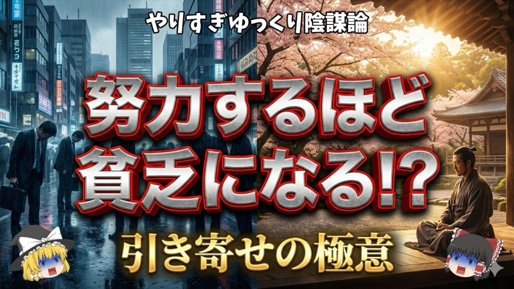 【警告】時間管理をする人は一生貧乏です。2026年から地獄を見る前に「江戸式・引き寄せの法則」を知ってください。