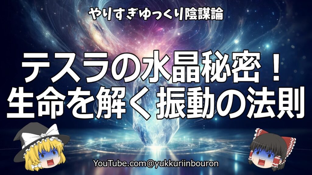 テスラが信じた水晶の真実！生命の謎を解く振動の法則とは？