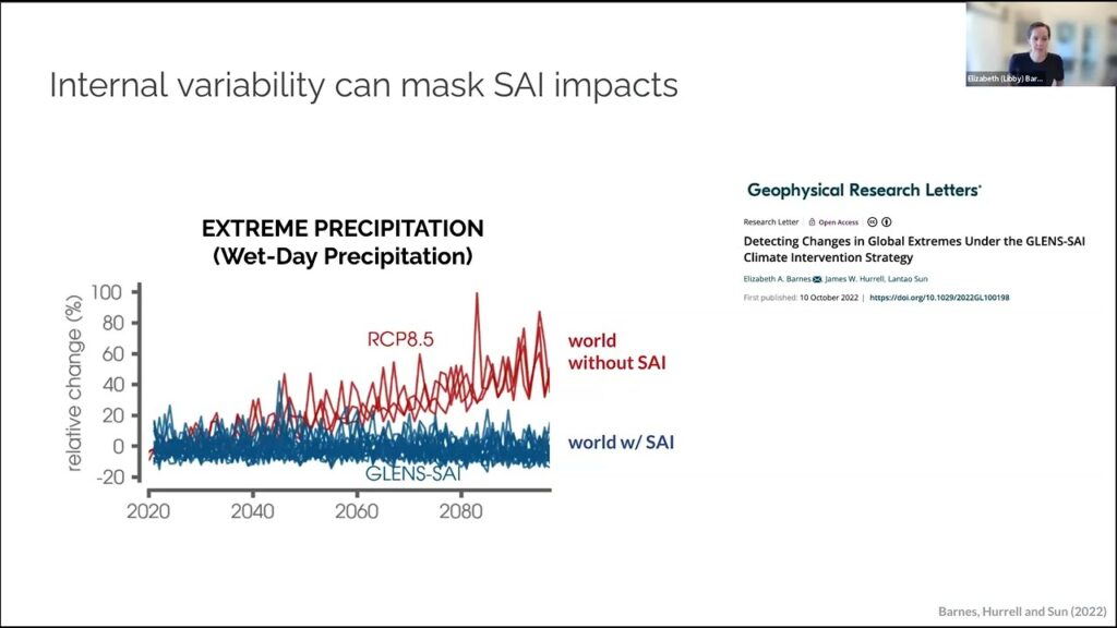 Solar Geoengineering Virtual Symposium 1 (Dr Libby Barnes & Alice Wells)