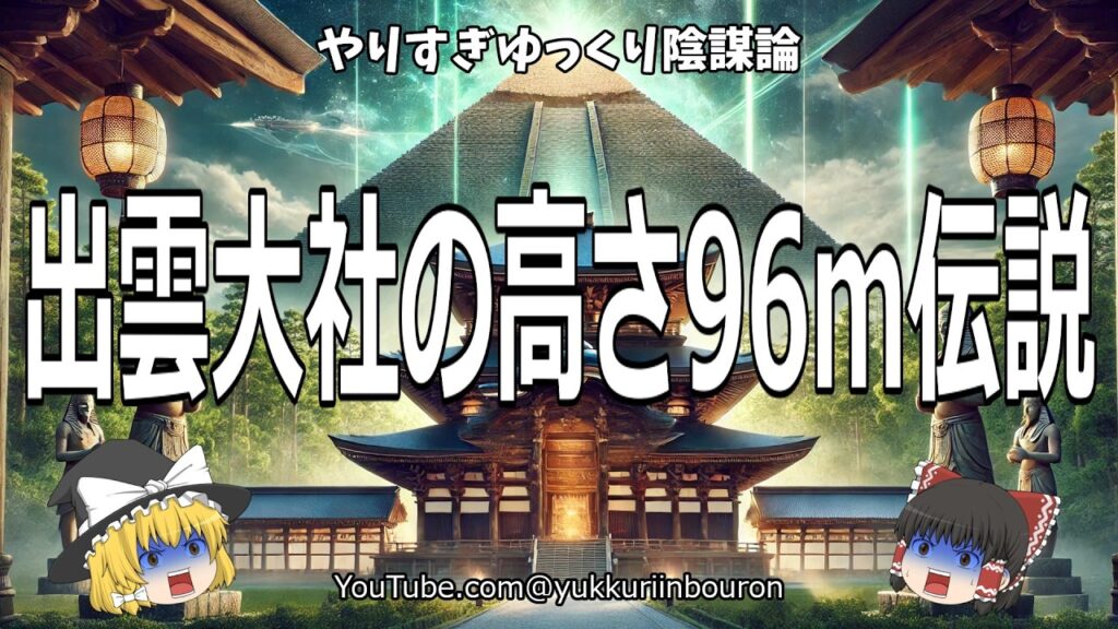 出雲大社の96メートル巨大神殿とピラミッドの謎が繋がる⁉古代日本とエジプトの隠された真実