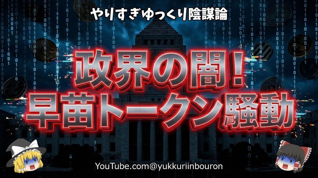 【ゆっくり解説】暴露！高市早苗首相の足元で蠢く「早苗トークン」の闇！溝口勇児と上杉隆が仕掛けたデジタル後援会の罠