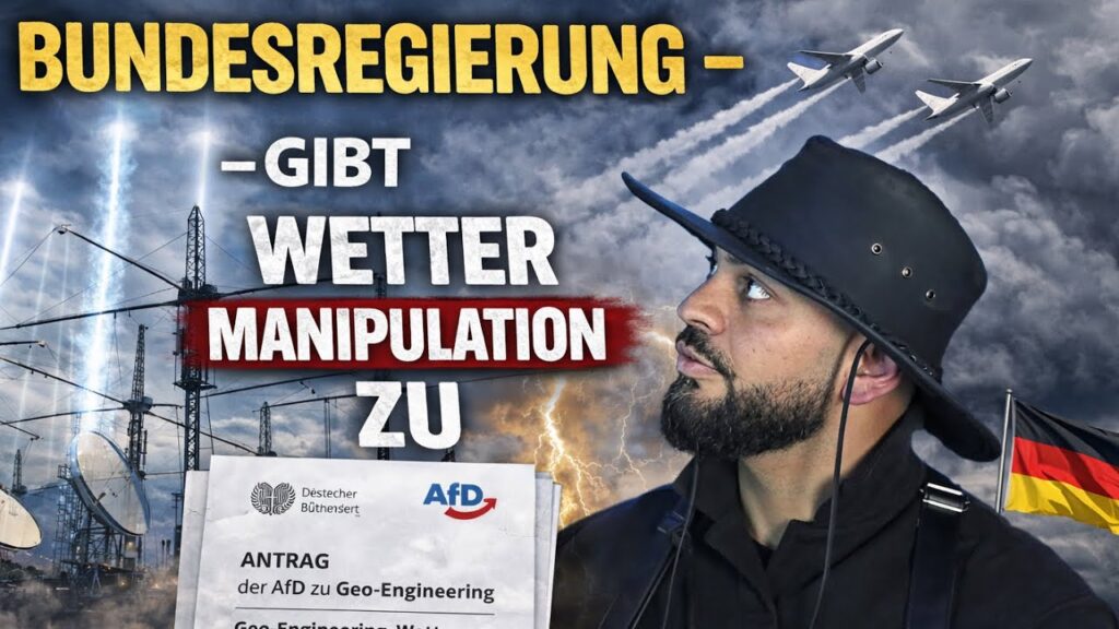 ACHTUNG: BUNDESREGIERUNG gibt endlich GEO-Engineering zu! TEILEN & VERBREITEN