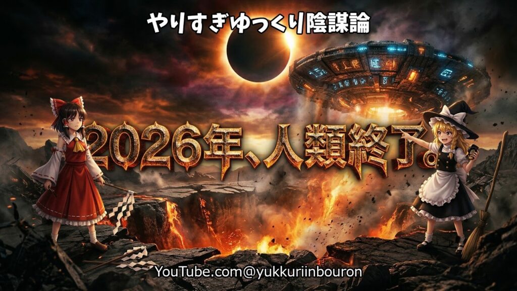 【ゆっくり解説】警告！2026年の危機は聖書預言の通りだった。地下に潜んだ「古代イスラエル人＝宇宙人」がもたらす人類滅亡のシナリオ